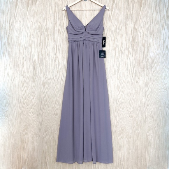 NWT Lulu’s Leading Role Taupe Maxi Dress - Picture 5 of 13